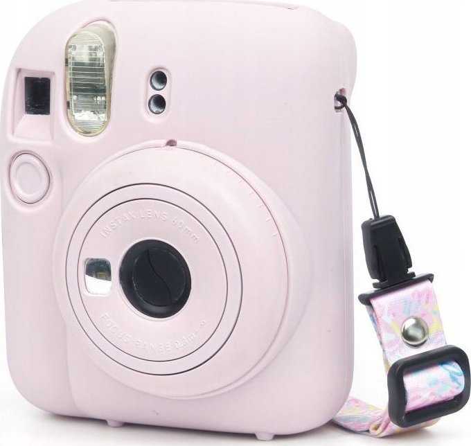 Viršelis LoveInstant byla dėl Fujifilm Fuji Instax Mini 12 / Silicio / Rožinės spalvos