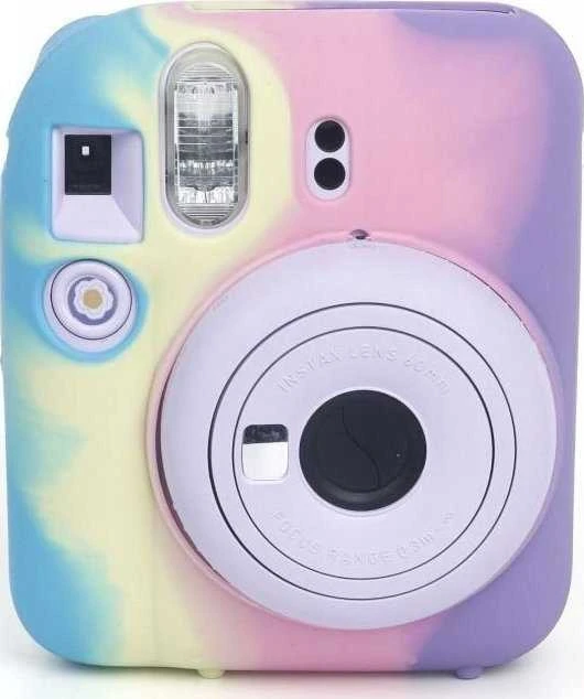 Dėklas LoveInstant Futerał Dėklas Dėklas Case Do Fujifilm Fuji Instax Mini 12 / Silikonowy / Tęcza