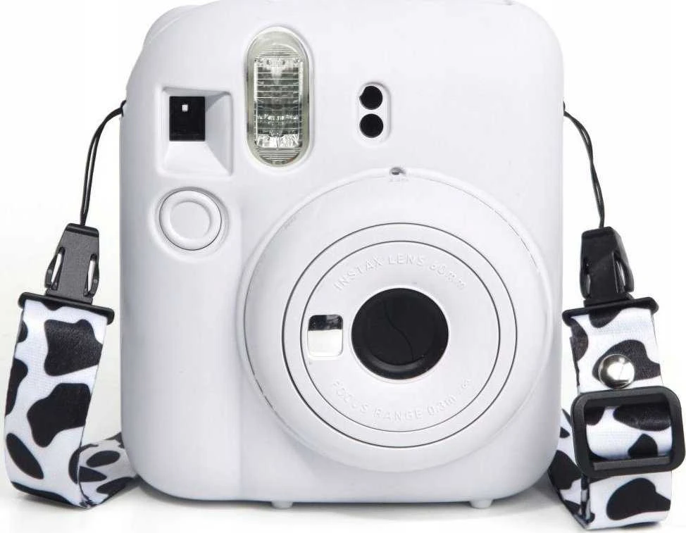 Dėklas LoveInstant Futerał Dėklas Dėklas Case Do Fujifilm Fuji Instax Mini 12 / Silikonowy / Baltas