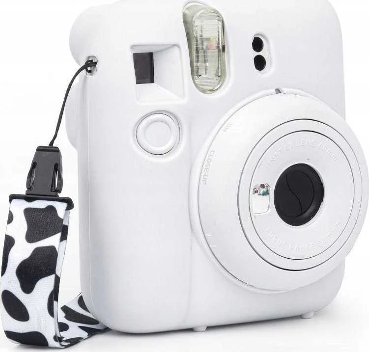 Dėklas LoveInstant Futerał Dėklas Dėklas Case Do Fujifilm Fuji Instax Mini 12 / Silikonowy / Baltas