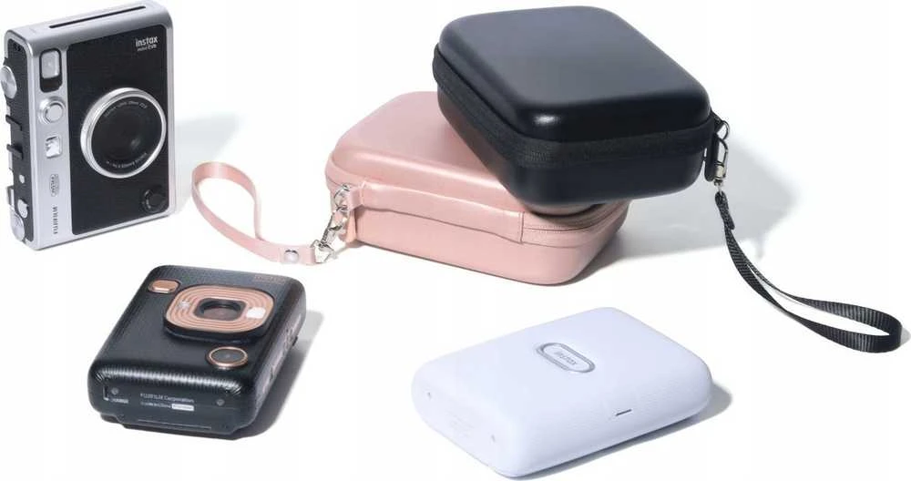 Viršelis LoveInstant Bylos atvejis: byla dėl "Instax" mini Evo / mini Liplay / mini Link / Juodas