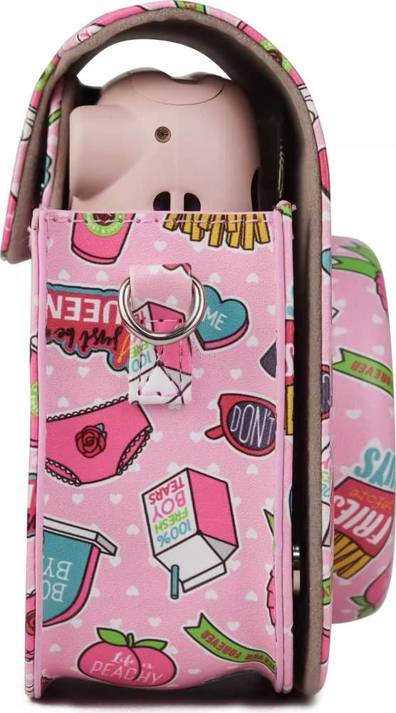 Viršelis LoveInstant Case EtuI Cover for Fujifilm Instax mini 11 - Fries / Rožinė