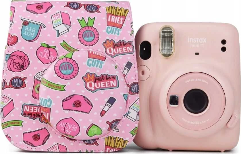 Viršelis LoveInstant Case EtuI Cover for Fujifilm Instax mini 11 - Fries / Rožinė