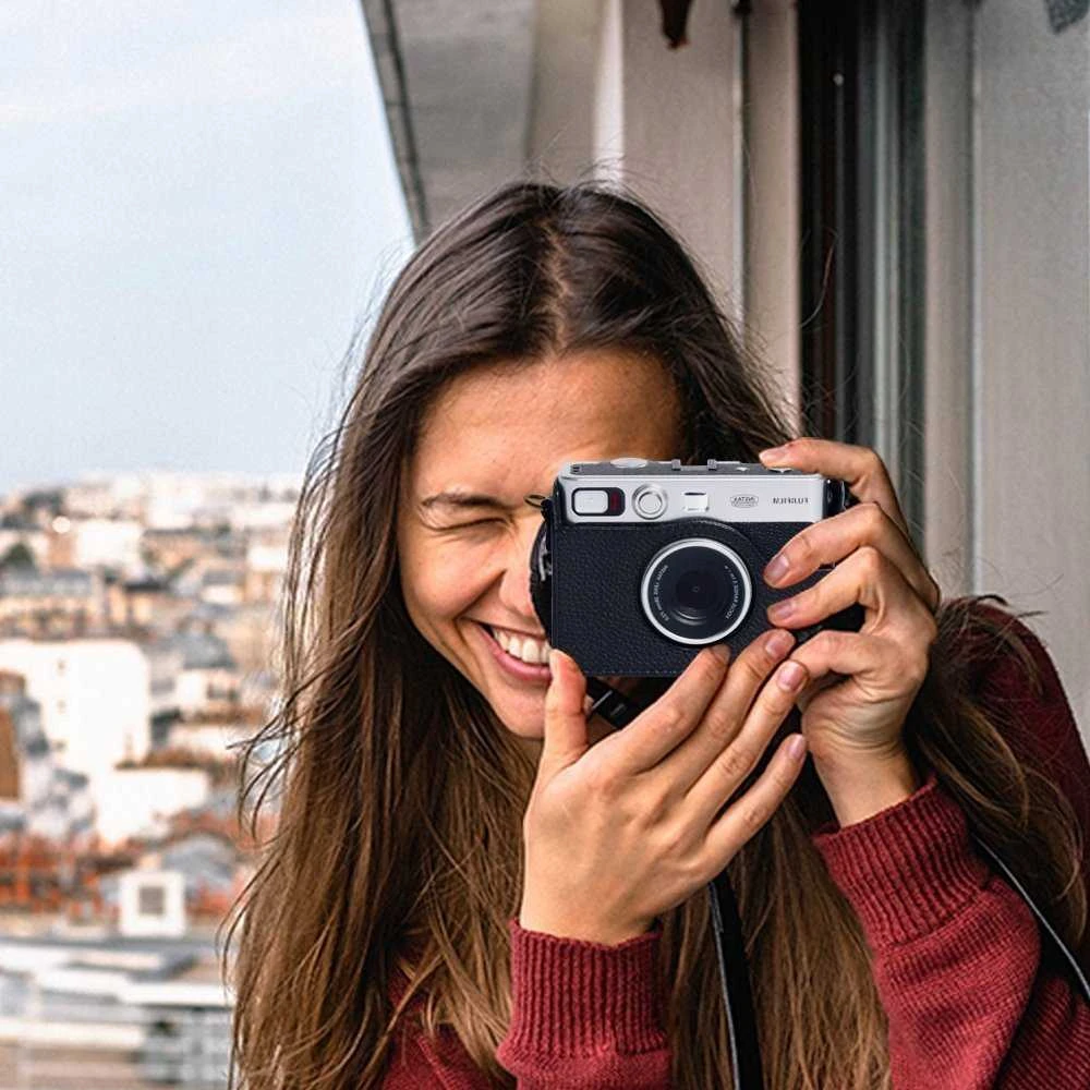 Loveinstant Fujifilm Instax Mini Evo nešiojimo dėklo dėklas / juodas