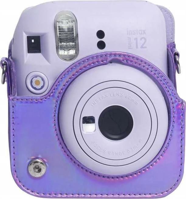 Viršelis LoveInstant Case EtuI Cover FUJIFILM Instax Mini 12 + Albumas 96 Nuotrauka / Violetinė Flash