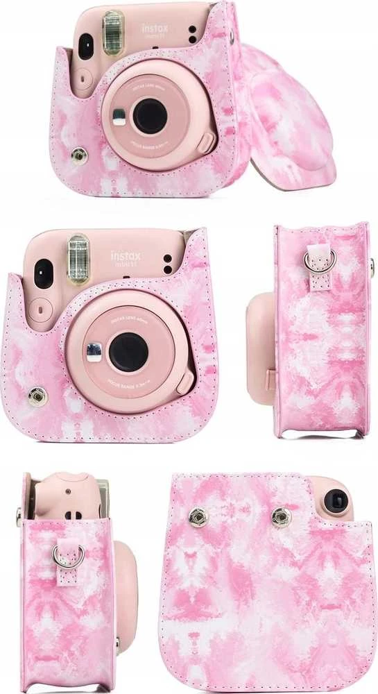 Viršelis LoveInstant Case EtuI Cover FUJIFILM Instax Mini 11 vandens spalvų - Rožinė Blur