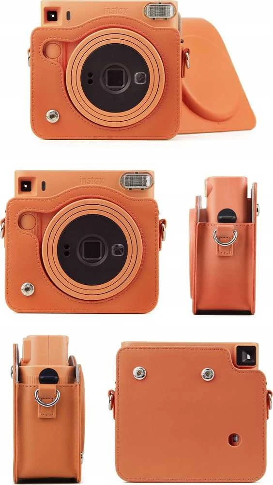 Loveinstant Dėklas Dėklas Fujifilm Instax Square Sq1 dėklas - oranžinis