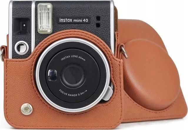 Loveinstant Futerał Dėklas Dėklas Do Fujifilm Instax Mini 40 / Ruda