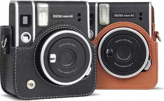 Loveinstant Futerał Dėklas Dėklas Do Fujifilm Instax Mini 40 / Ruda