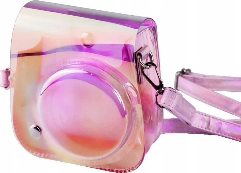 Loveinstant Futerał Dėklas Dėklas Do Fujifilm Instax Mini 11 Violetinis - Permatomas