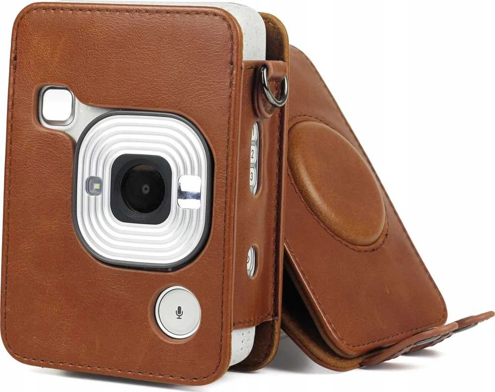 Loveinstant Futerał Dėklas Dėklas Do Fujifilm Fuji Instax Mini Liplay - Ruda