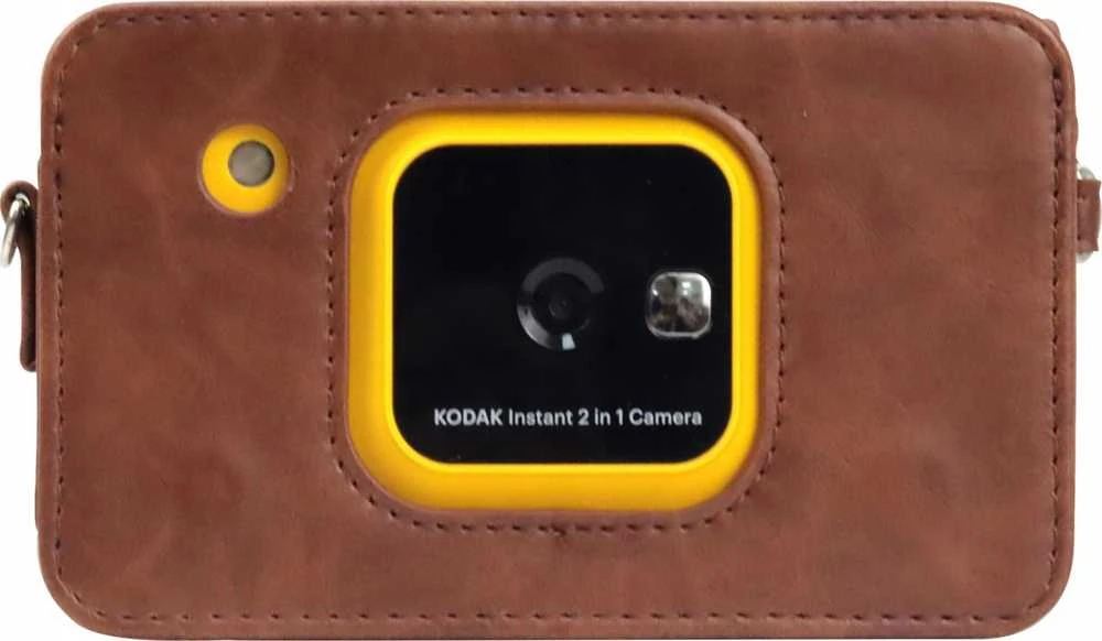Loveinstant Futerał Dėklas Dėklas Do Kodak Mini Shot Combo 2 / C210 / Ruda