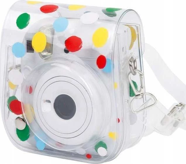 Dėklas LoveInstant Futerał Dėklas Dėklas do FujiFilm INSTAX Mini 12 / Kolorowe Kropki