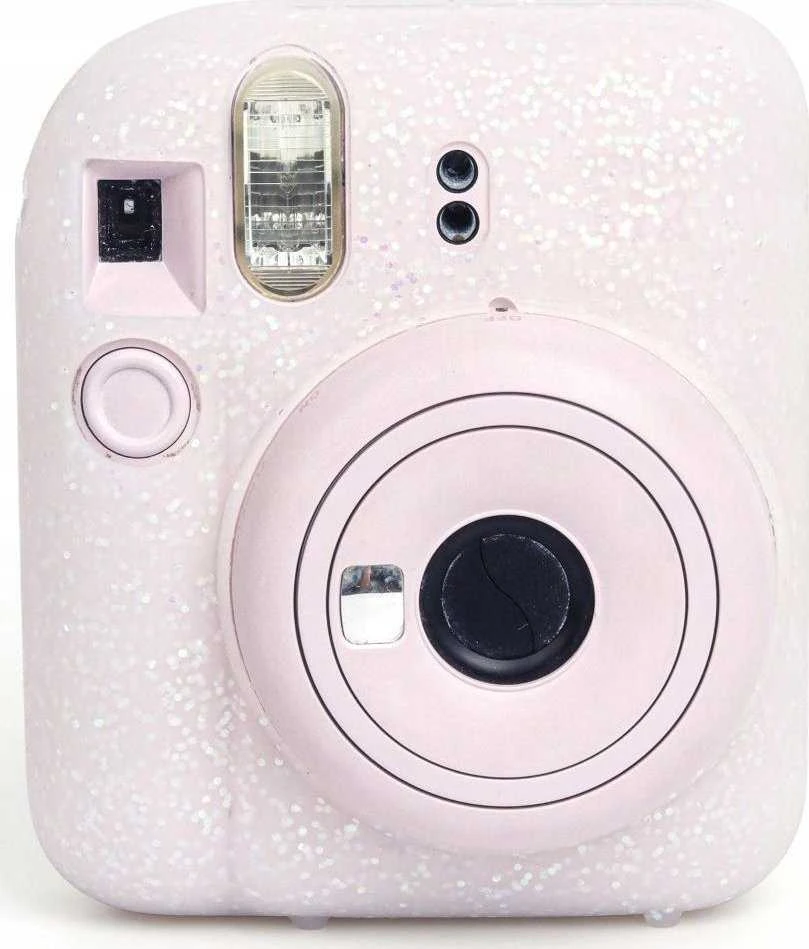 Viršelis LoveInstant Fuji FujiFilm INSTAX mini 12 - Baltas Brocade atvejis