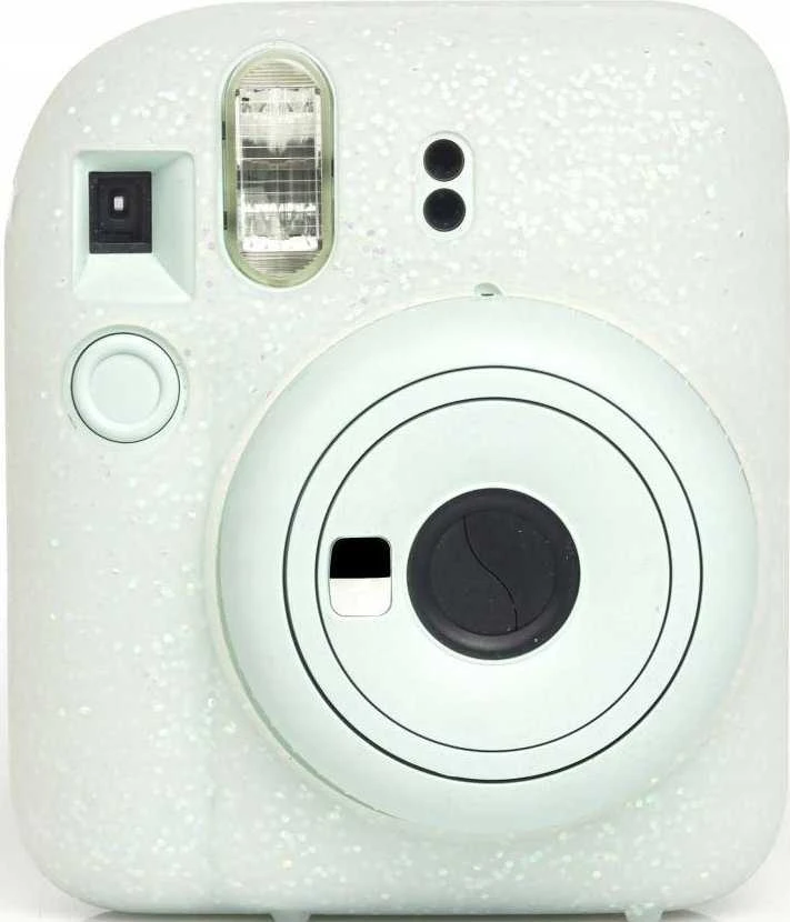 Viršelis LoveInstant Fuji FujiFilm INSTAX mini 12 - Baltas Brocade atvejis