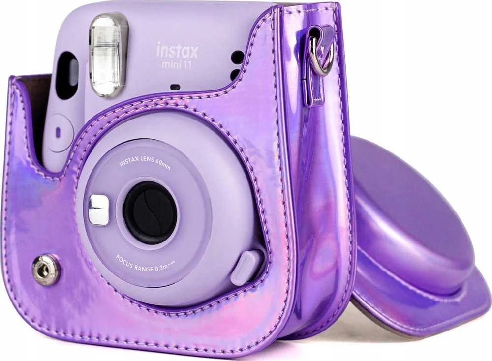 Viršelis LoveInstant Fujifilm Instax Mini 11 - Purpurinė / blykstė