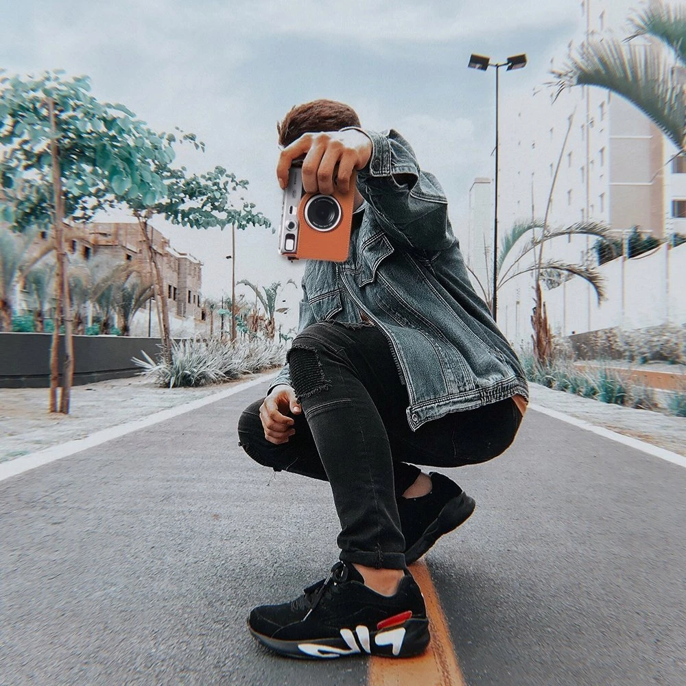 Viršelis LoveInstant FUJIFILM Instax Mini Evo / Brown atvejis