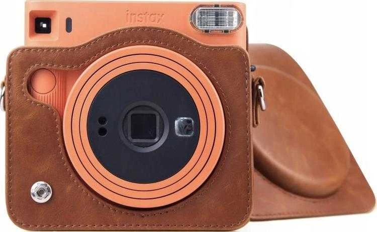 Loveinstant Futerał Dėklas Dėklas Fujifilm Instax Square Sq1 BrĄzowy