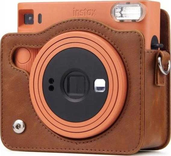 Loveinstant Futerał Dėklas Dėklas Fujifilm Instax Square Sq1 BrĄzowy
