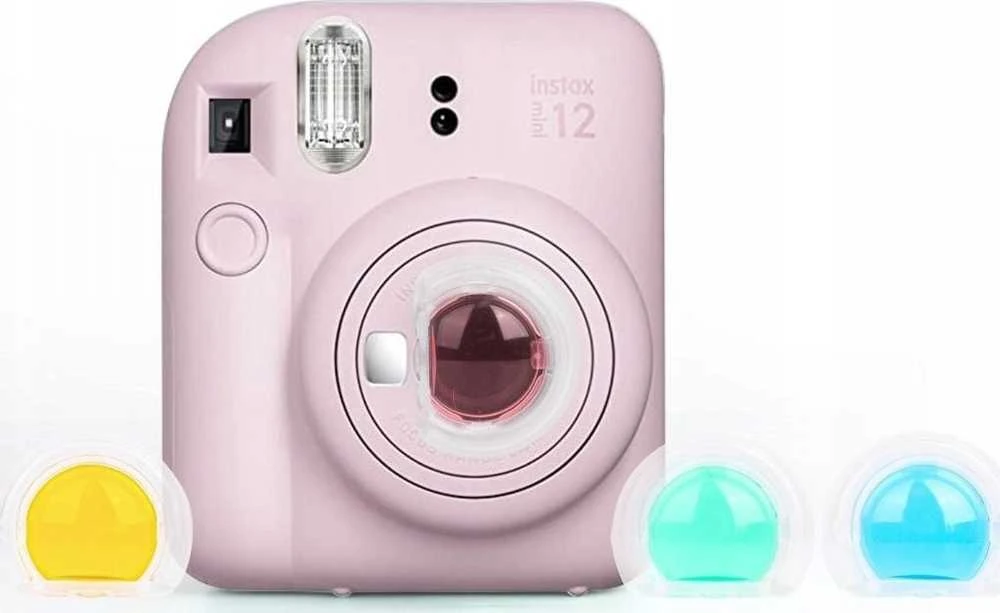 Viršelis LoveInstant rinkinys 8W1 priedai Fujifilm Instax Mini 12 / Rožinė