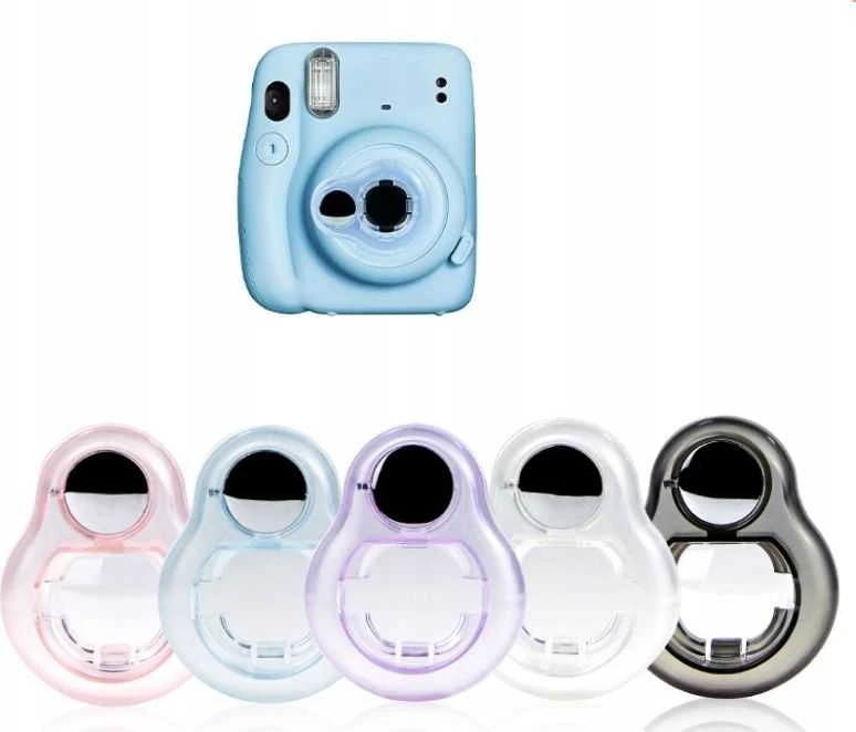 LoveInstant dėklas 8in1 rinkinys Case Frames Album Fuji Instax Mini 11 - mėlynas