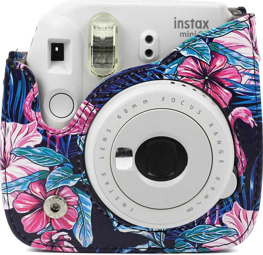 Viršelis LoveInstant Viršelis EtuI Do Na Fuji Instax Mini 90 / Flamingi