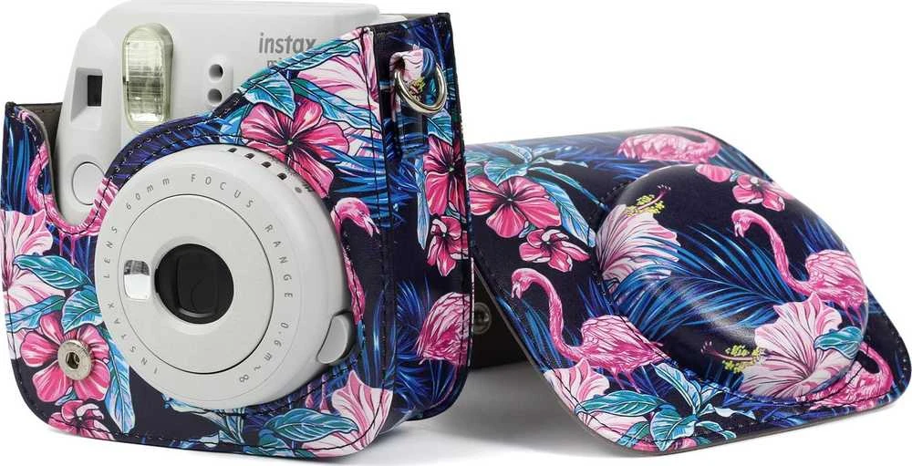 Viršelis LoveInstant Viršelis EtuI Do Na Fuji Instax Mini 90 / Flamingi