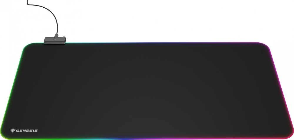 Genesis Pelės kilimėlis | Boron 500 XXL RGB | Pelė pad | 400 x 800 x 4 mm | Juodas