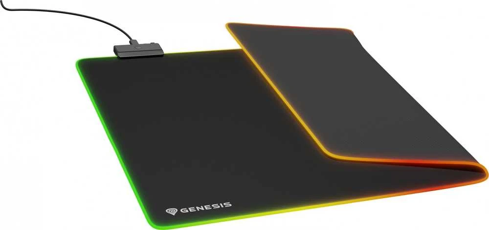 Genesis Pelės kilimėlis | Boron 500 XXL RGB | Pelė pad | 400 x 800 x 4 mm | Juodas