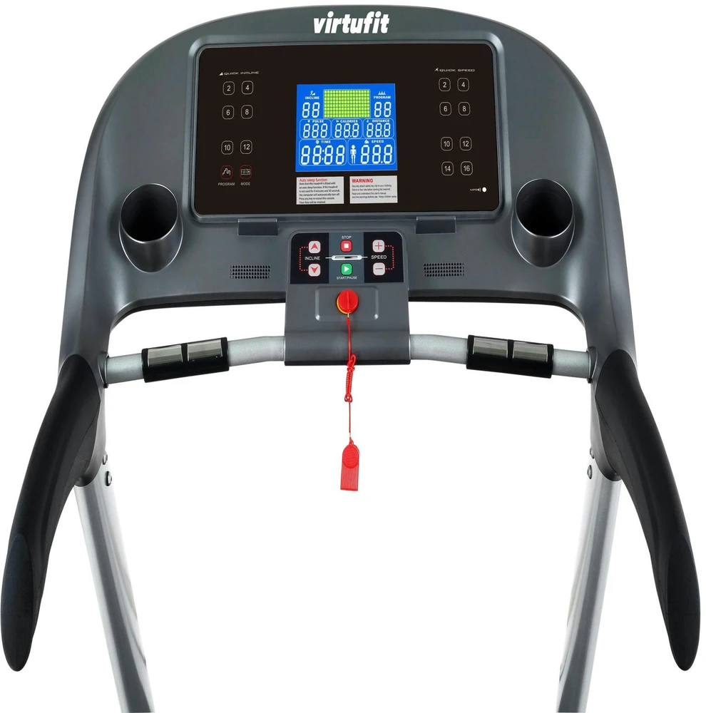VirtuFit TR-900i bėgimo takelio kompiuterio ekranas