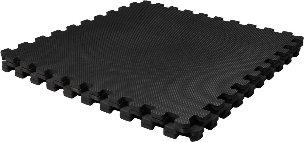 VIRTUFIT sportinis dėlionės kilimėlis 120x120 cm, juodas
