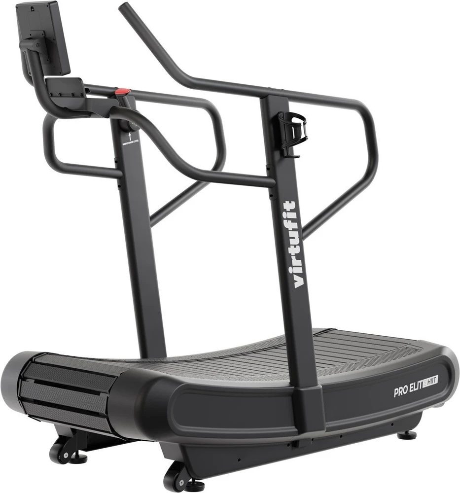 VirtuFit Pro Elite HIIT bėgimo takelis su lenktu bėgimo paviršiumi