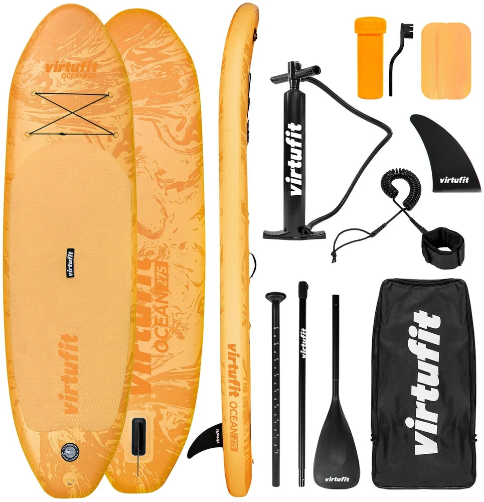 VIRTUFIT SUP LENTĖ OCEAN 275 SU PRIEDAIS, ORANŽINĖ