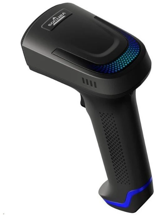 Virtuos HT-851A brūkšninių kodų skaitytuvas su mėlynu RGB apšvietimu