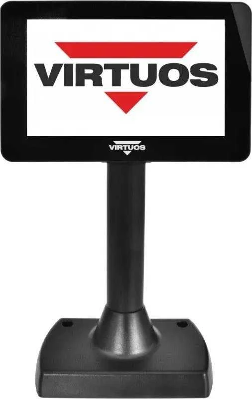 Virtuos Virtuos 7" LCD spalvotas kliento ekranas Virtuos SD700F, USB, juodas