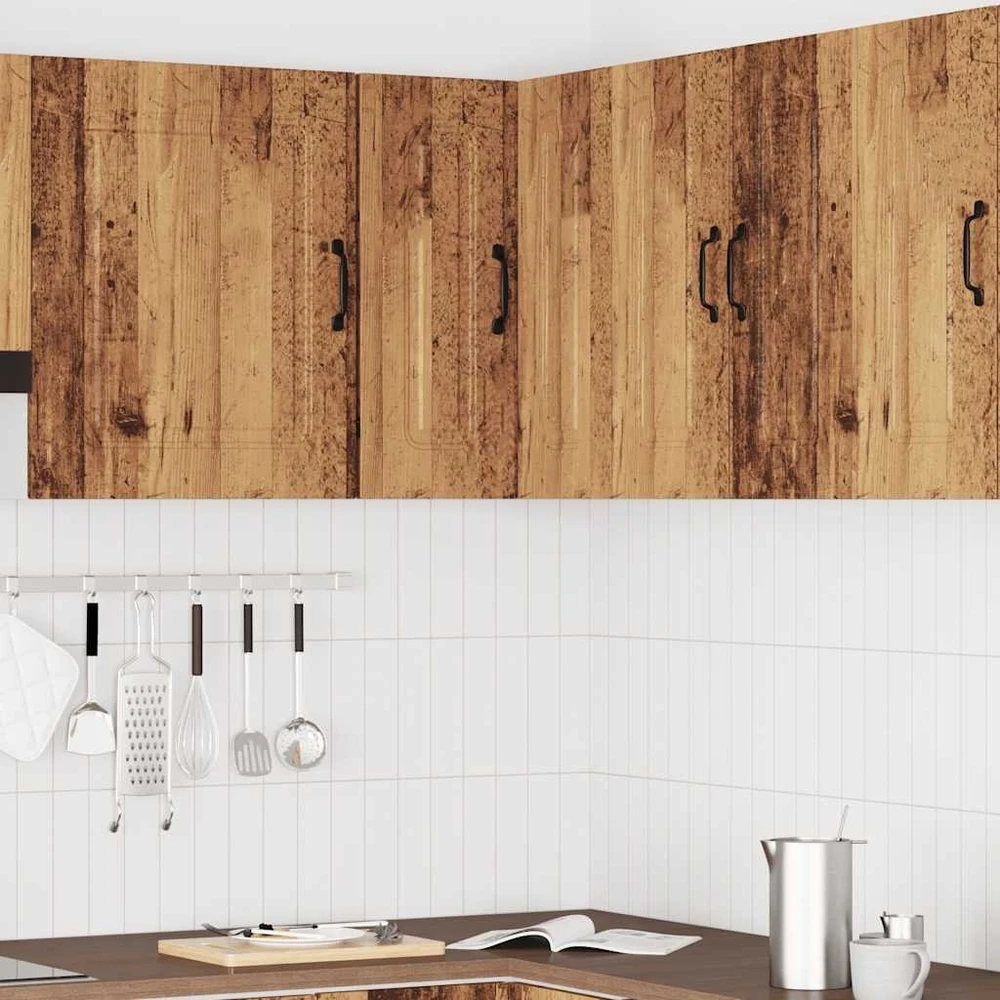 virtuvės sieninė kampinė spintelė "Kalmar" Old Wood