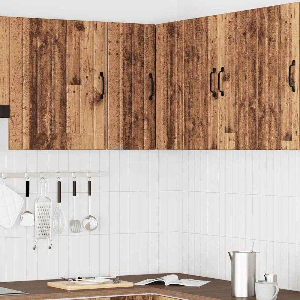 virtuvės sieninė kampinė spintelė "Lucca" Old Wood