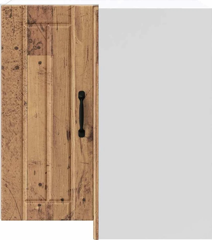 virtuvės sieninė kampinė spintelė "Lucca" Old Wood