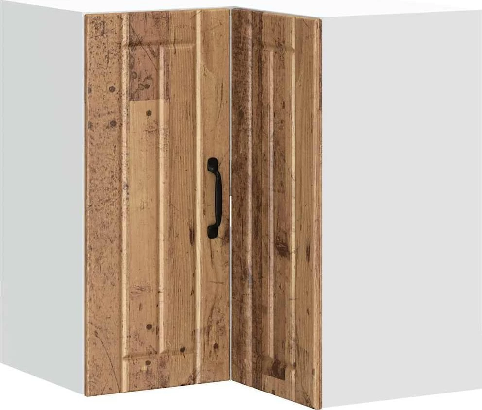 virtuvės sieninė kampinė spintelė "Lucca" Old Wood