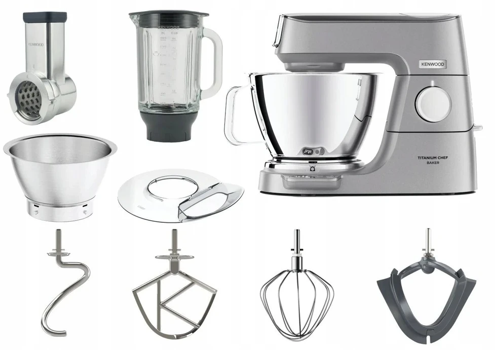 Virtuvinis kombainas Kenwood Titanium Chef Baker (KVC85.314SI)