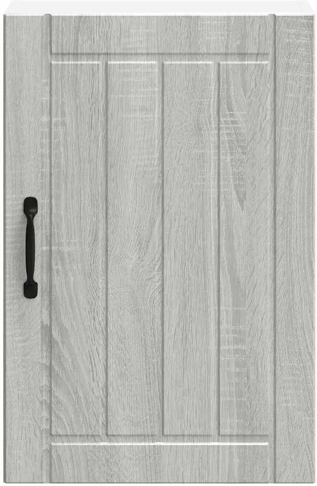 Sieninė virtuvės spinta "Lucca" Pilka Sonoma Engineered Wood