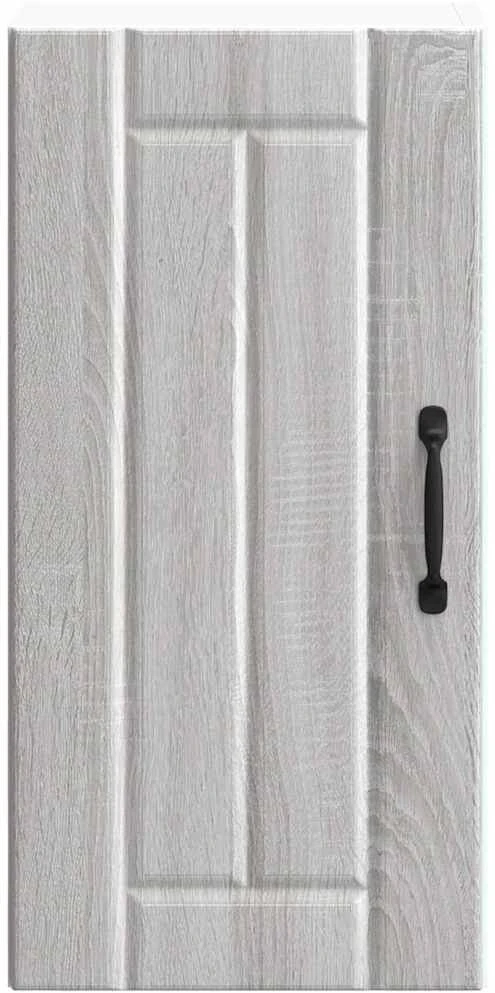 Sieninė virtuvės spinta "Lucca" Pilka Sonoma Engineered Wood