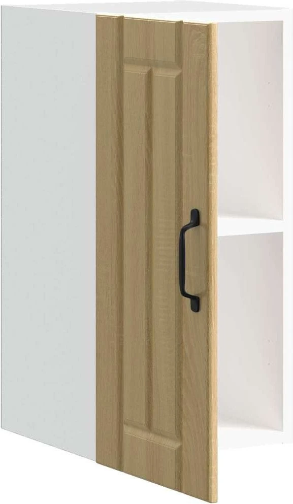 Sieninė virtuvės spinta "Lucca" Sonoma Oak Engineered Wood