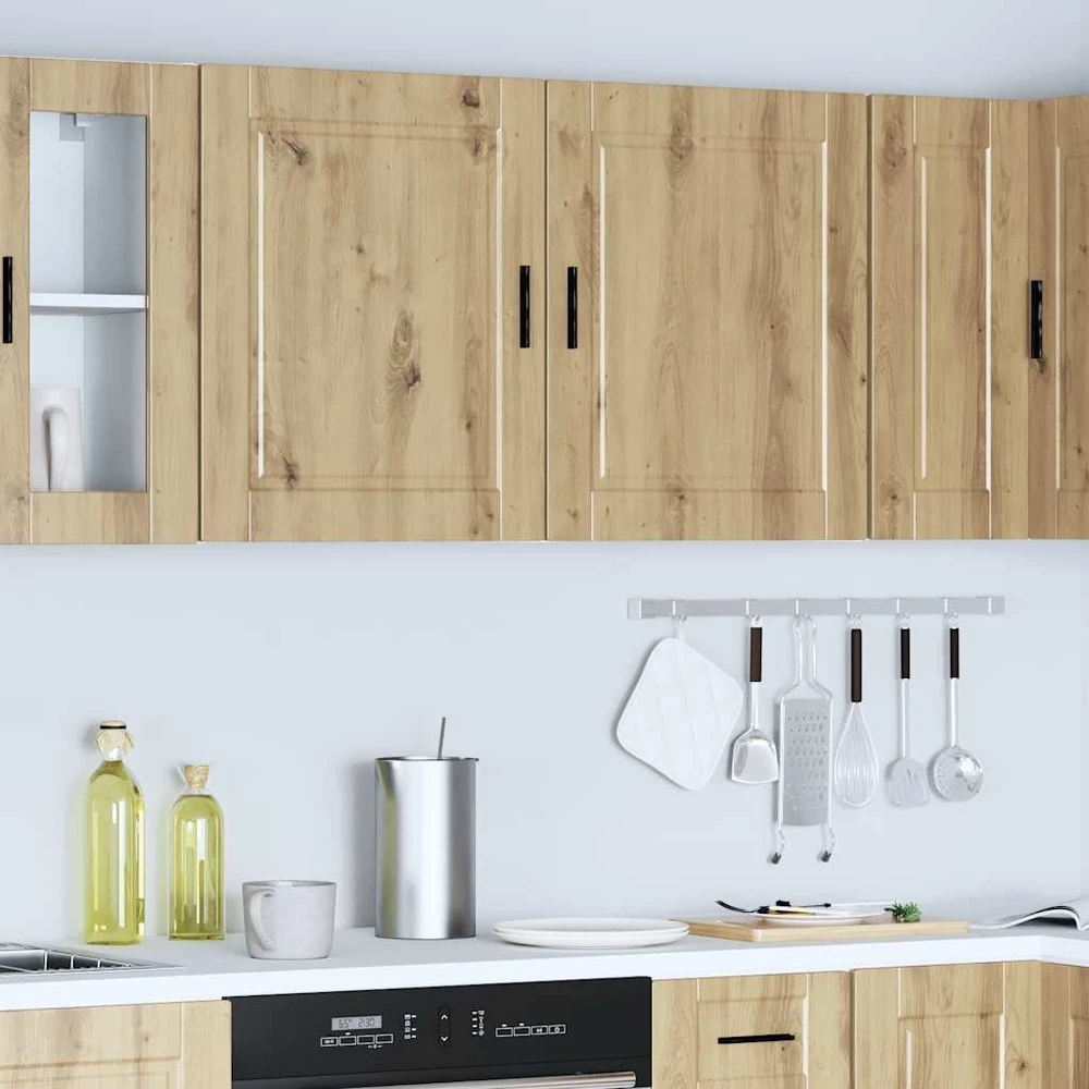 Sieninės virtuvės spintelės 2 vnt "Porto" Artisan Oak
