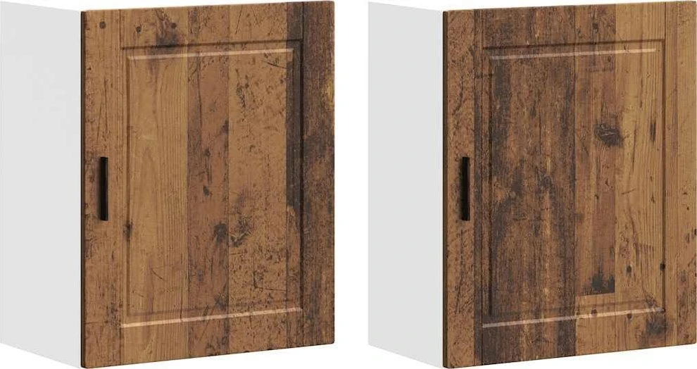 virtuvės sieninės spintos 2 vnt "Porto" Old Wood
