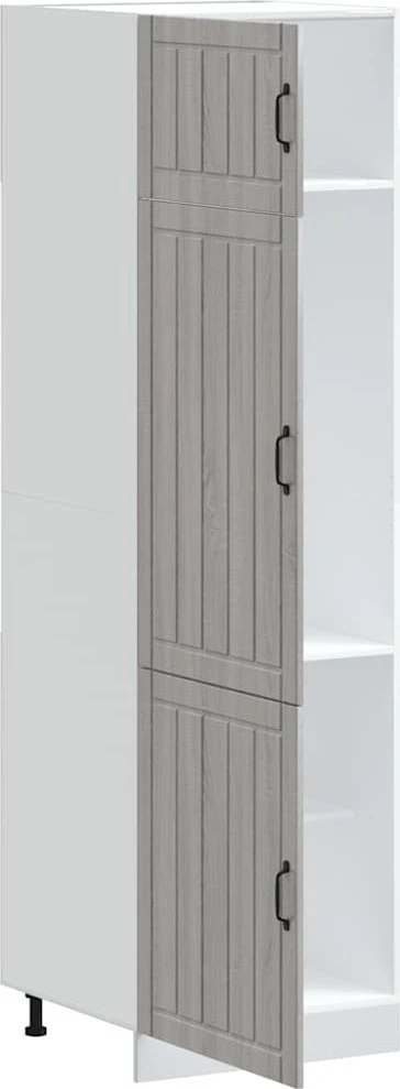 virtuvės spinta "Lucca" Pilka Sonoma Engineered Wood