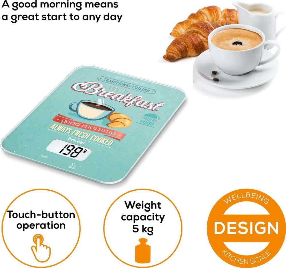 Beurer Virtuvinės svarstyklės KS19 Breakfast