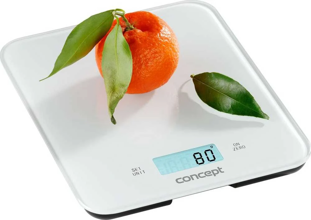 Virtuvinės svarstyklės Concept Solution Virtuvės svarstyklės koncepcija VK5711 Virtuvės svarstyklės Skaitmeninės 15 kg BALTOS (8595631003589) - 24292