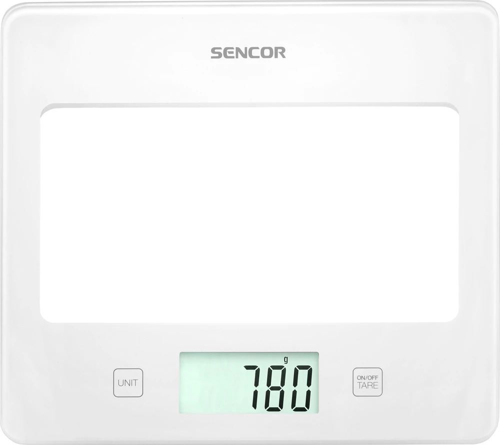 Sencor elektroninės virtuvinės svarstyklės 5kg SKS5030WH