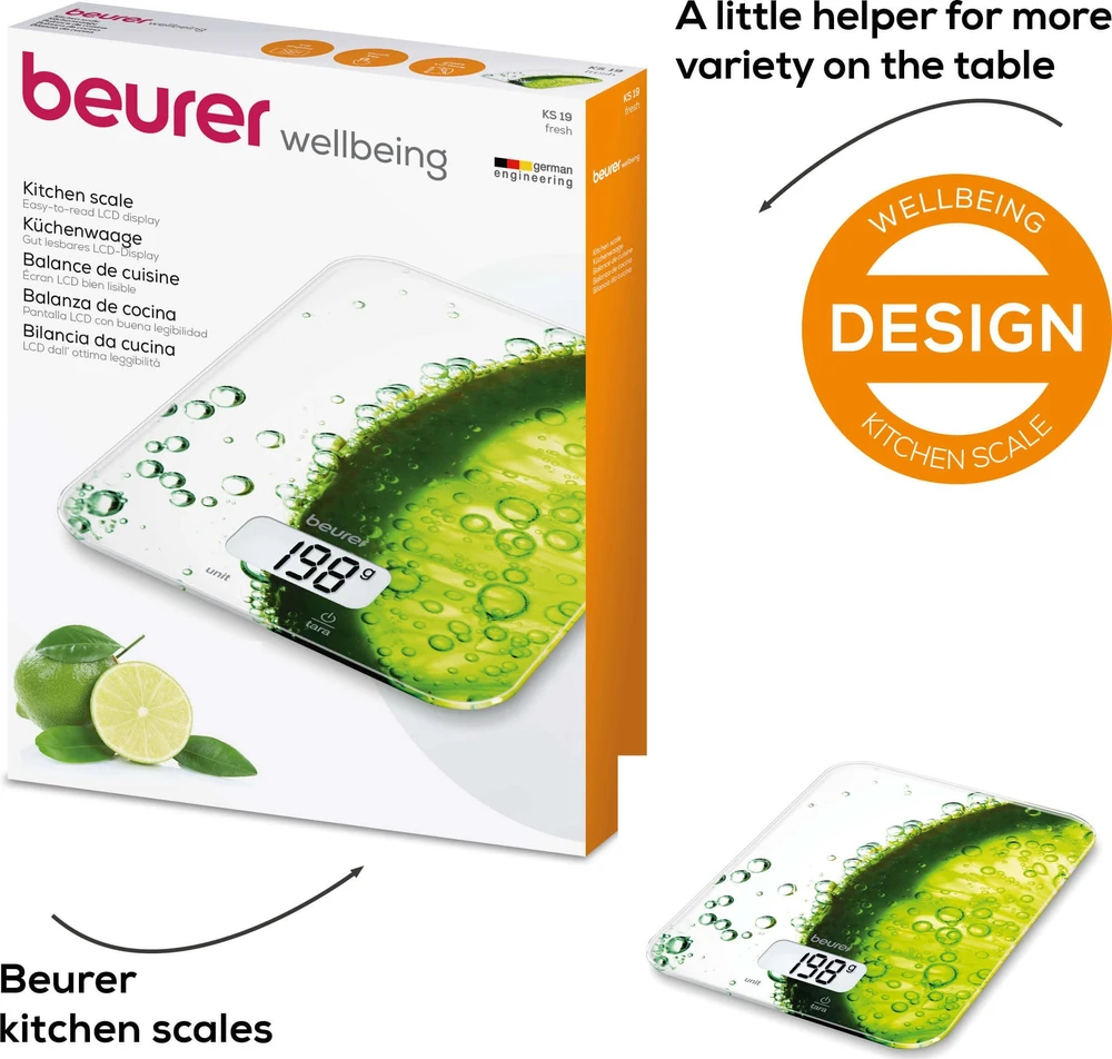 Beurer Virtuvinės svarstyklės KS19Fresh
